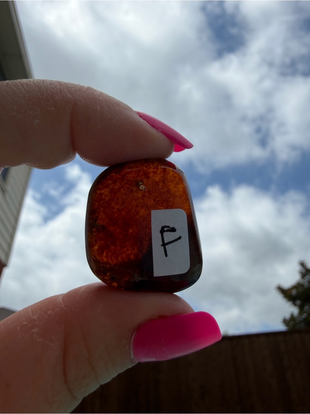 Amber bead/pendant F - Picture 1 of 8